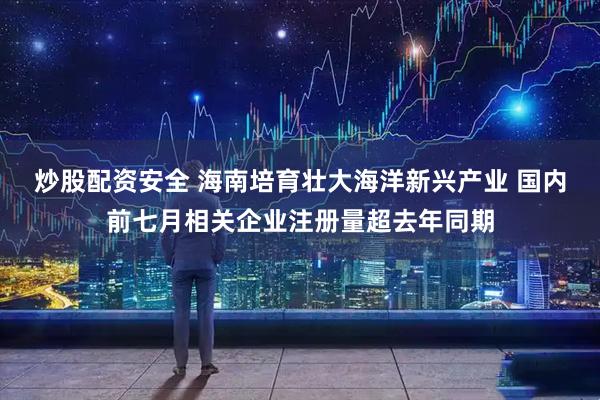 炒股配资安全 海南培育壮大海洋新兴产业 国内前七月相关企业注册量超去年同期